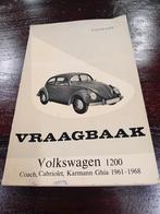 Volkswagen 1200 Vraagbaak - Coach, Cabrio, Karmann Ghia, Boeken, Auto's | Boeken, Ophalen of Verzenden, Gelezen, Volkswagen, P. Olyslager