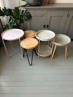 Tafels / bijzettafels, Overige materialen, Minder dan 55 cm, Rond, Zo goed als nieuw