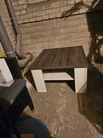 Hoektafel, Huis en Inrichting, Tafels | Bijzettafels, Ophalen, Minder dan 45 cm, Vierkant, 55 tot 75 cm