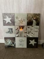 Canvas print Kerst winter-ster-engel- met verlichting (KWF), Diversen, Kerst, Ophalen of Verzenden, Zo goed als nieuw