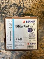 Berner easyfast wave 4,5x890 nu €12,50 per doos 200st, Doe-het-zelf en Verbouw, IJzerwaren en Bevestigingsmiddelen, Ophalen of Verzenden