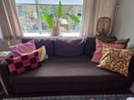 Driepersoons bank/ slaapbank goede staat, Ophalen, Gebruikt, Driepersoons, 75 tot 100 cm