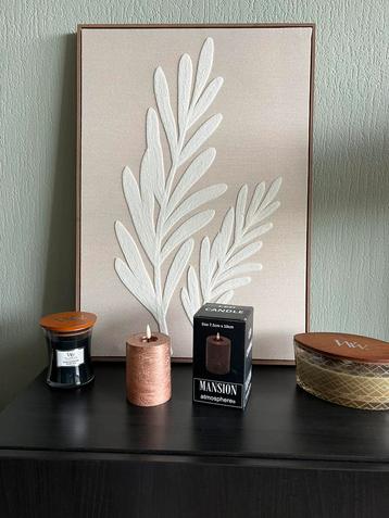 Mansion LED kaarsen rose (10cm) beschikbaar voor biedingen