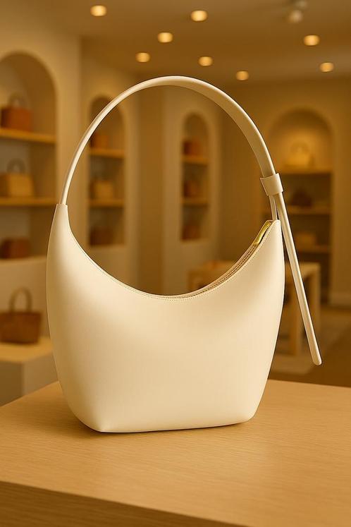 ARKET Leren Tas Beige - Nieuw!, Sieraden, Tassen en Uiterlijk, Tassen | Damestassen, Nieuw, Schoudertasje, Beige, Verzenden