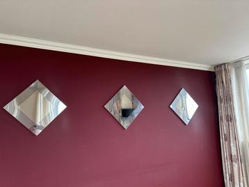 Wandspiegel 3 stuks beschikbaar voor biedingen