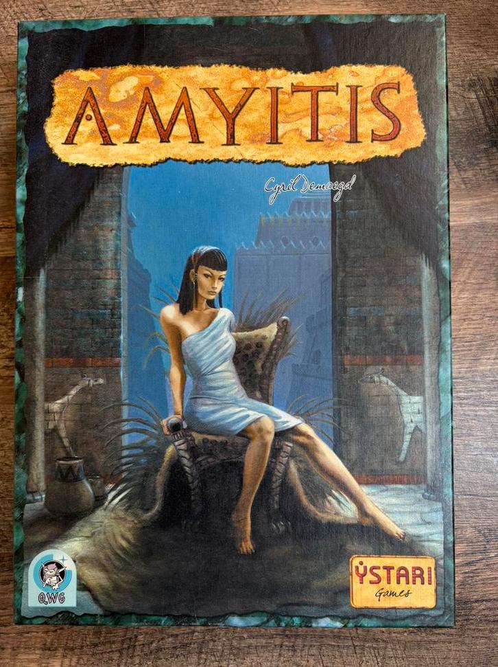 Bordspel Amyitis, Hobby en Vrije tijd, Gezelschapsspellen | Bordspellen, Zo goed als nieuw, Ophalen of Verzenden