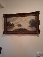 A ntiek echt schilderij, Antiek en Kunst, Ophalen of Verzenden