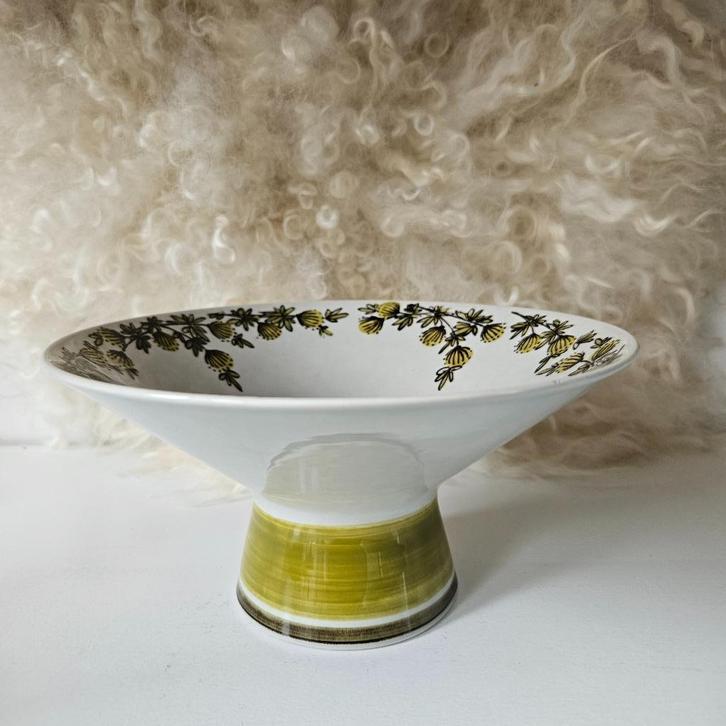 Zenith Gouda fruittest groen olijfgroen, Antiek en Kunst, Antiek | Keramiek en Aardewerk, Ophalen of Verzenden