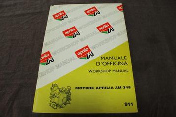Aprilia Motor AM 345 workshop manual  beschikbaar voor biedingen