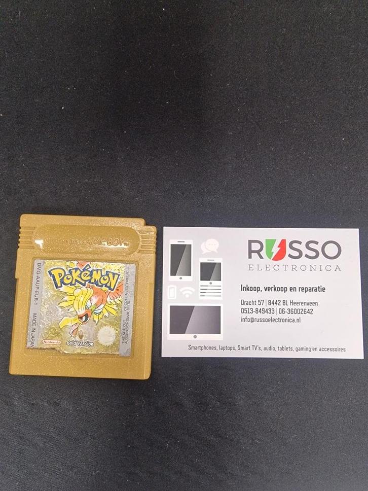 Gameboy classic Game Pokemon Gold, Spelcomputers en Games, Games | Nintendo Game Boy, Zo goed als nieuw, Avontuur en Actie, 1 speler