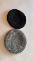 Mango barete wol grijs en zwart muts wool, Ophalen of Verzenden, Zo goed als nieuw, Muts