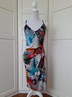 Ana Alcazar kleurige vlinder mouwloze midi jurk 40 M (= S), Maat 38/40 (M), Ophalen of Verzenden, Ana Alcazar, Gedragen