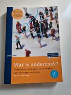 Nel Verhoeven - Wat is onderzoek?, Nel Verhoeven, Ophalen of Verzenden, Zo goed als nieuw
