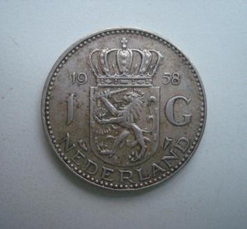 1 Gulden 1958 beschikbaar voor biedingen