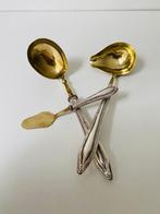 Vintage verzilverd opschepbestek, Antiek en Kunst, Antiek | Bestek, Ophalen of Verzenden