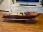 Riva Aquarama schaalmodel 1:12 67 CM hout, Hobby en Vrije tijd, Modelbouw | Boten en Schepen, Ophalen of Verzenden, Nieuw, Groter dan 1:32