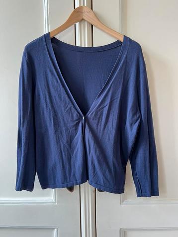 Expresso vest 77% viscose blauw, maat XL/42 beschikbaar voor biedingen