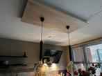 Mooie hanglampen met plafondplaat, Ophalen, Modern, Minder dan 50 cm, Glas