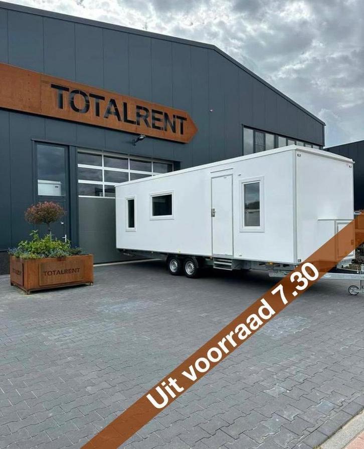 Nieuwe mobiele Woonunits uit voorraad 7.30 of 7.33 scanvogn, Zakelijke goederen, Machines en Bouw | Keten en Containers, Ophalen