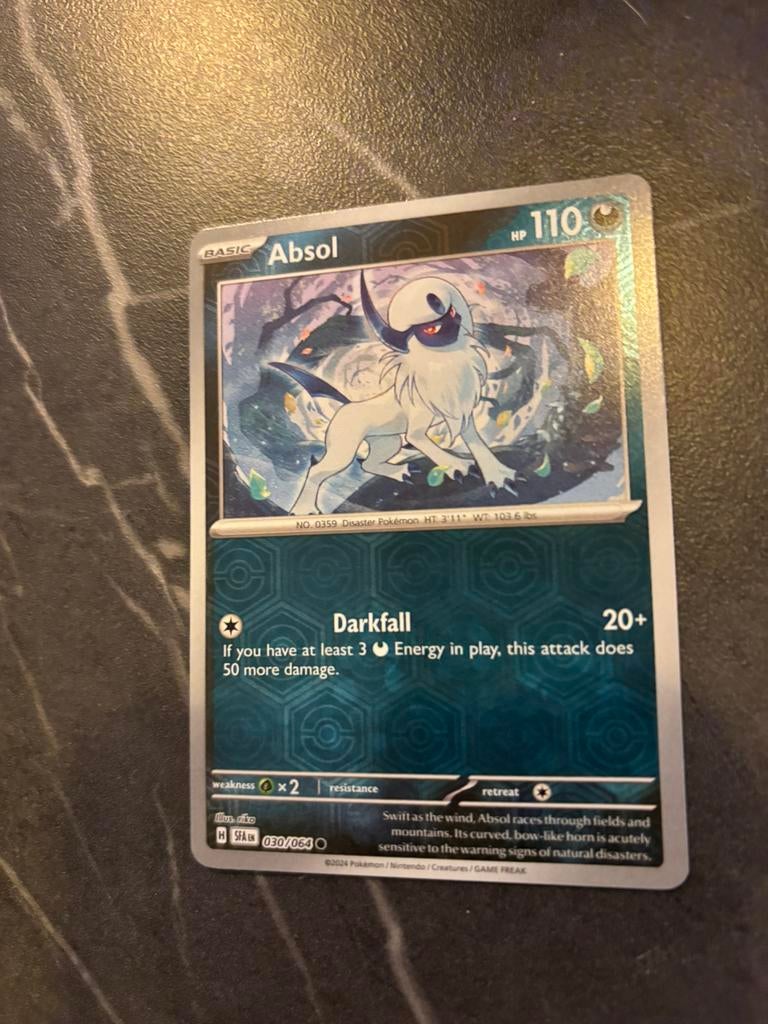 Pokémon Absol Reverse Holo kaart 030/064, Ophalen of Verzenden, Nieuw
