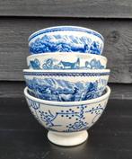 4 Spoelkommen, spoelkommetjes, kommetjes Boch., Antiek en Kunst, Antiek | Servies los, Ophalen of Verzenden