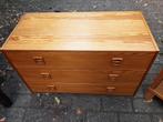 Grenen Ladekastje met 3 Laden, Ophalen, Gebruikt, Vintage, 50 tot 100 cm