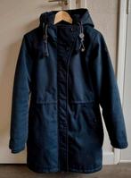 DreiMaster parka fleece gevoerde capuchon winterjas S Blauw, Kleding | Dames, Jassen | Winter, Dreimaster, Zo goed als nieuw, Maat 36 (S)