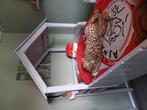 Stoere hoogslaper!, 90 cm, Eenpersoons, Wit, Ophalen of Verzenden