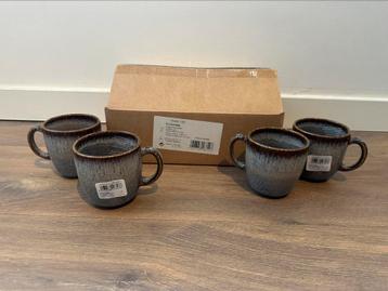 NIEUW! Villeroy & boch like lave beige koffiekopjes 4x beschikbaar voor biedingen