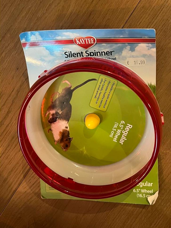 Loopwiel, hamsterrad, silentspinner NIEUW, Dieren en Toebehoren, Knaagdieren en Konijnen | Toebehoren, Nieuw, Loopwiel of Rad