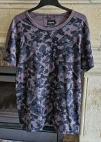 Chasin'-Heren tshirt KM-maat L-antracite grijs camouflage, Maat 52/54 (L), Chasin, Verzenden, Zo goed als nieuw
