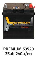 Prima Panther Premium accu 35ah bijna nieuw, Ophalen, Nieuw, Hyundai