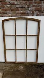 Antiek gietijzeren raam – 120 x 89 cm | raam 4, Doe-het-zelf en Verbouw, Glas en Ramen, Ophalen, Gevelraam of Ruit, Gebruikt, Minder dan 80 cm