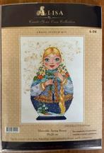 Borduur pakket 🧵🪡 van Alisa : Matreshki ‘Spring Beauty’ 🪆, Hobby en Vrije tijd, Ophalen of Verzenden, Nieuw, Borduurpakket