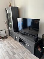 Tv meubel + vitrinekast, Gebruikt, Ophalen of Verzenden, Glas, Minder dan 100 cm