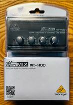 Behringer MX-400 MicroMIX - 4 Kanaals Mixer, Ophalen of Verzenden, Nieuw, Minder dan 5 kanalen