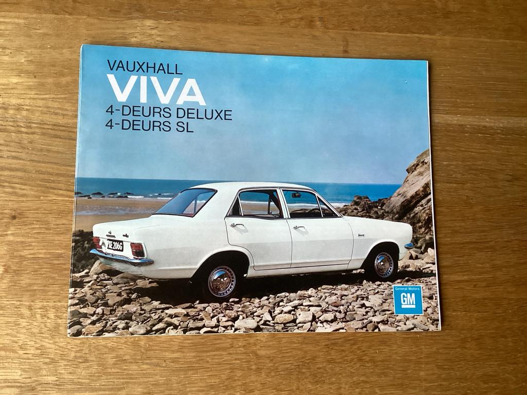 Vauxhall Viva Brochure - 4-Deurs Deluxe / SL, Ophalen of Verzenden, Zo goed als nieuw
