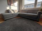 Goossens Hoekbank My Style - Grijze Stoffen Bank, Ophalen, 250 tot 300 cm, Gebruikt, Hoekbank