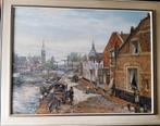 Schilderij  Carel van Ettinger, Leidschendamse Delftsekade, Antiek en Kunst, Kunst | Schilderijen | Klassiek, Ophalen