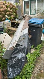Zonnescherm, 5.98 meter, Tuin en Terras, Zonneschermen, Ophalen, Gebruikt, 450 cm of meer, Elektrisch