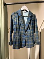 Studio Anneloes travel blazer blauw ruit M, Maat 38/40 (M), Blauw, Ophalen of Verzenden, Zo goed als nieuw