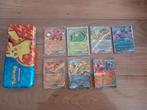 Pokemon Blikje met 7 EX Kaarten, Ophalen of Verzenden, Zo goed als nieuw, Meerdere kaarten, Foil