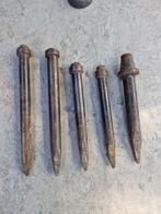 5 stalen beitels, Ophalen of Verzenden