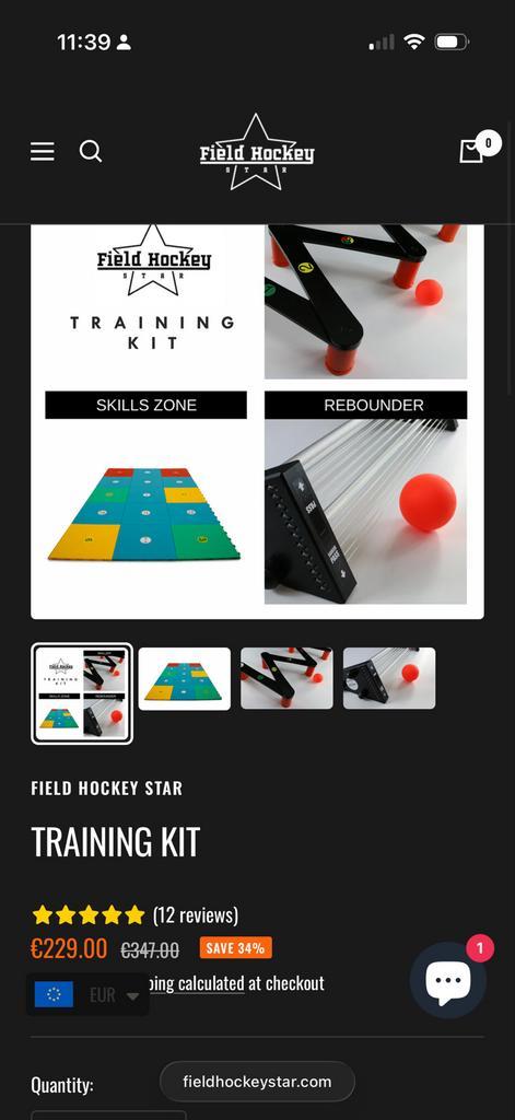 Nieuwe Field Hockey Star trainingsset, Sport en Fitness, Hockey, Nieuw, Overige typen, Ophalen of Verzenden