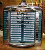 Boekwerk Manual voor Wallbox 5205-5206-5207, Verzamelen, Automaten | Jukeboxen, Ophalen of Verzenden, 1970 tot heden, Overige merken