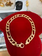 Prachtige 14k gouden massieve figaro armband, Ophalen of Verzenden, Nieuw, Goud