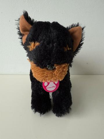 Knuffel hond Rottweiler 20 cm / Nintendogs beschikbaar voor biedingen