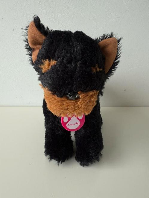 Knuffel hond Rottweiler 20 cm / Nintendogs, Kinderen en Baby's, Speelgoed | Knuffels en Pluche, Zo goed als nieuw, Hond, Ophalen of Verzenden