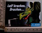 Vintage sticker ATARI spelcomputer logo merk Duits, Ophalen of Verzenden, Zo goed als nieuw