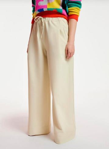 Essentiel Antwerp - Dana Wide Leg Pants Ecru (S/36) beschikbaar voor biedingen